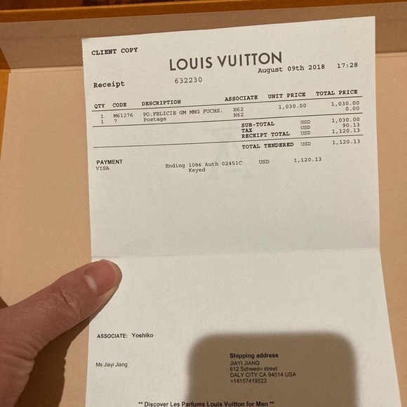 Louis Vuitton Brown and Gold Monogram Wallet - Picture 5 of 5